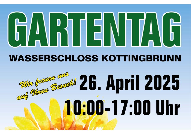 Gartentag Wasserschloss Kottingbrunn